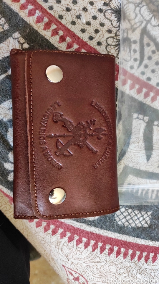 Military Antiques: Cartera legi&oacute;n espa&ntilde;ola piel