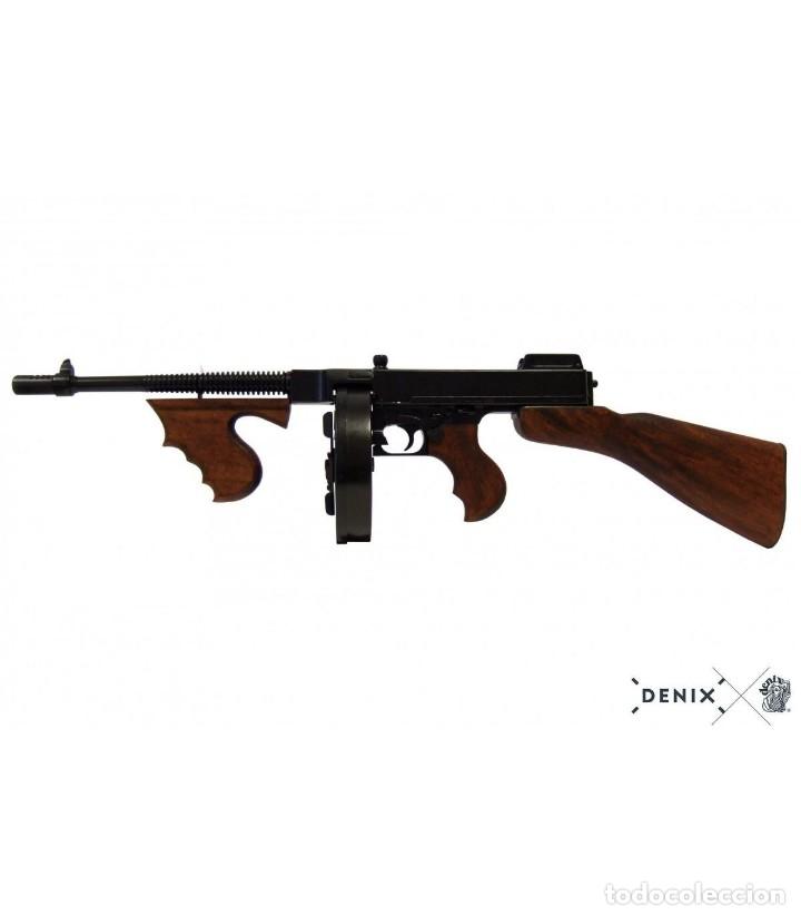 Military Antiques: REPRODUCCION SUBFUSIL THOMPSON M1928 DENIX