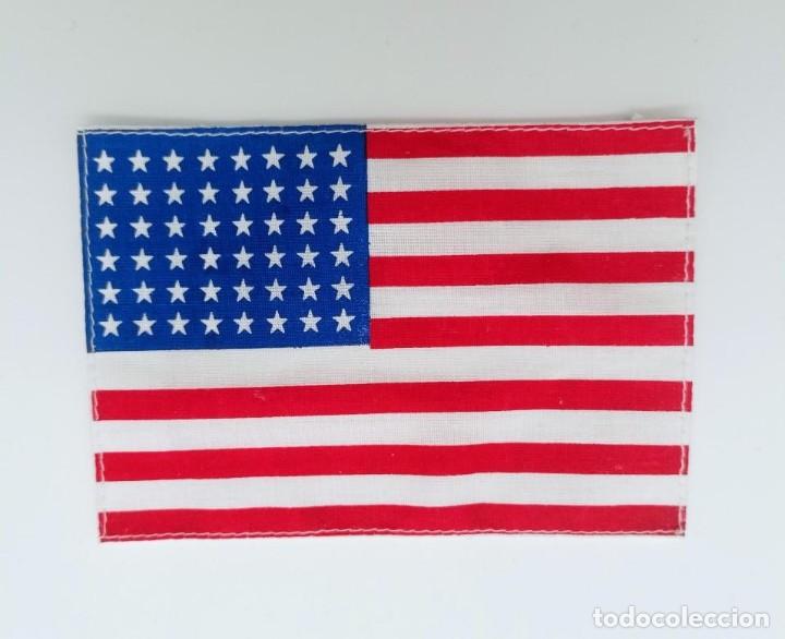 Military Antiques: REPRODUCCION PARCHE BANDERA US BRAZO 48 ESTRELLAS