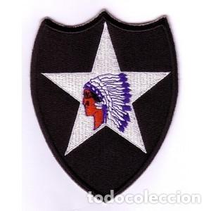 Military Antiques: REPRODUCCION PARCHE 2ND US DIVISION