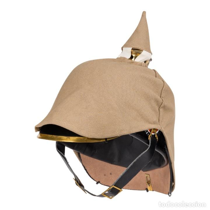 Military Antiques: REPRODUCCION FUNDA CASCO PICKELHAUBE