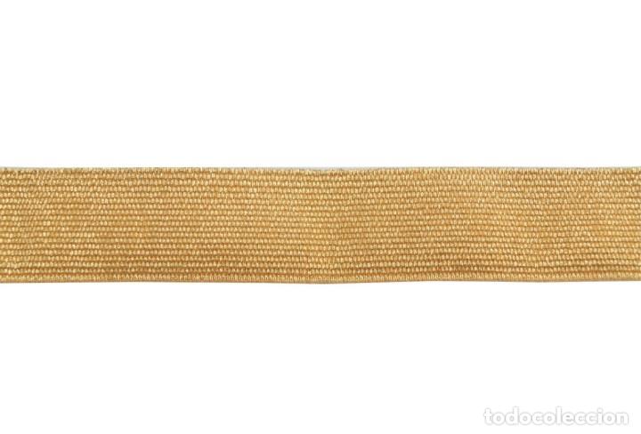 Military Antiques: REPRODUCCION CINTA DORADA PARA CUELLO 1,5CM DE ANCHO X 1METRO DE LARGO