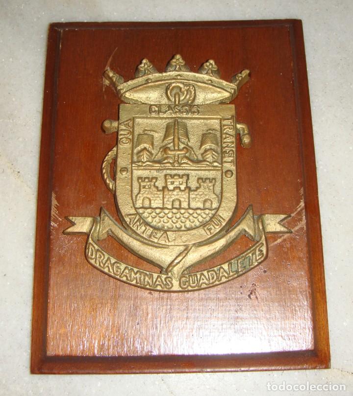 Military Antiques: Metopa Naval &middot; Dragaminas Guadalete (M-41) &middot; Armada Espa&ntilde;ola &middot; Bronce