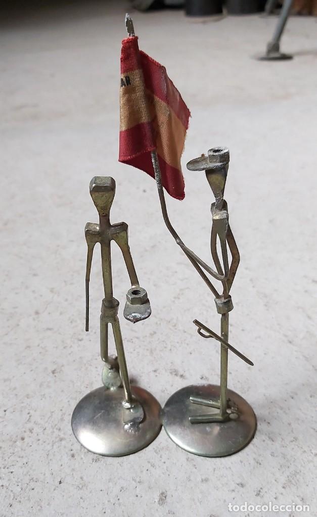 Military Antiques: Figuritas de campamento militar CIR 10 Zaragoza, 19,5 cm