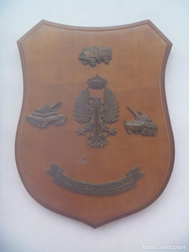 Military Antiques: METOPA DEL PARQUE CENTRAL DE MATERIAL DE AUTOMOCION