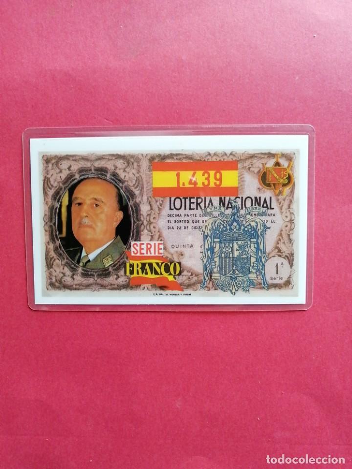 Military Antiques: Loter&iacute;a Franco, plastificada
