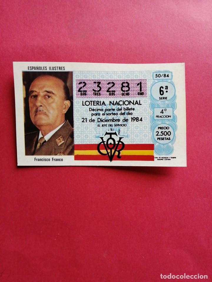 Military Antiques: Loter&iacute;a Franco, 23 Febrero 1981