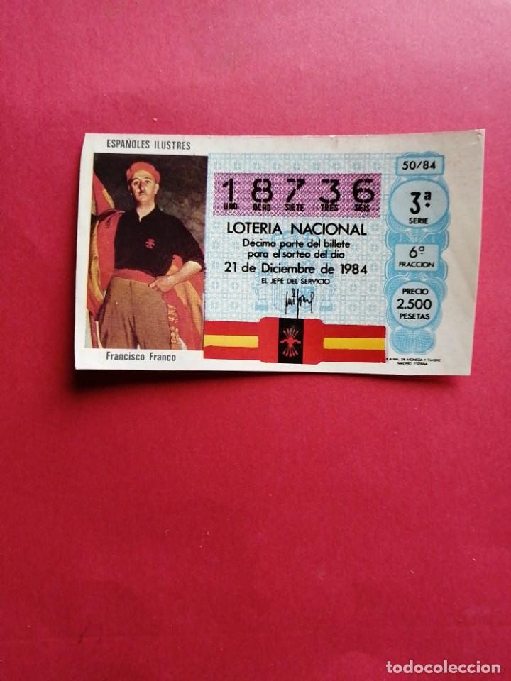 Militaria: Loter&iacute;a Franco, 18 Julio 1936