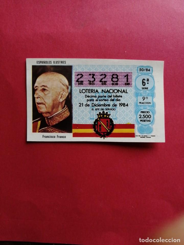 Military Antiques: Loter&iacute;a Franco, 23 Febrero 1981