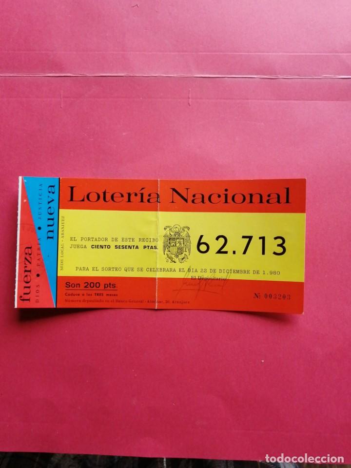 Militaria: Loter&iacute;a Fuerza Nueva