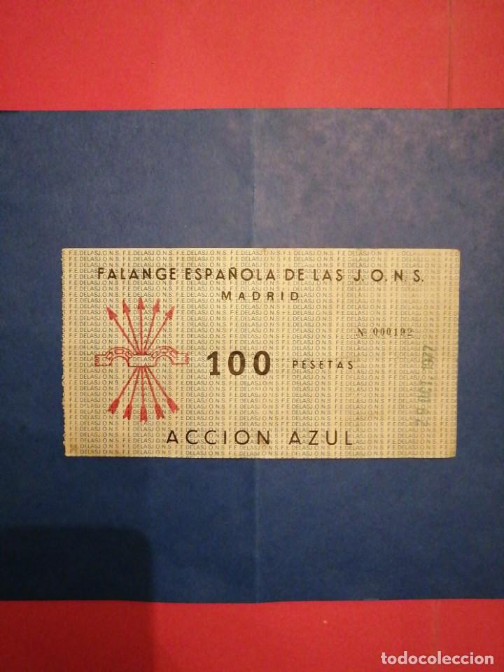 Militaria: Loter&iacute;a Acci&oacute;n Azul