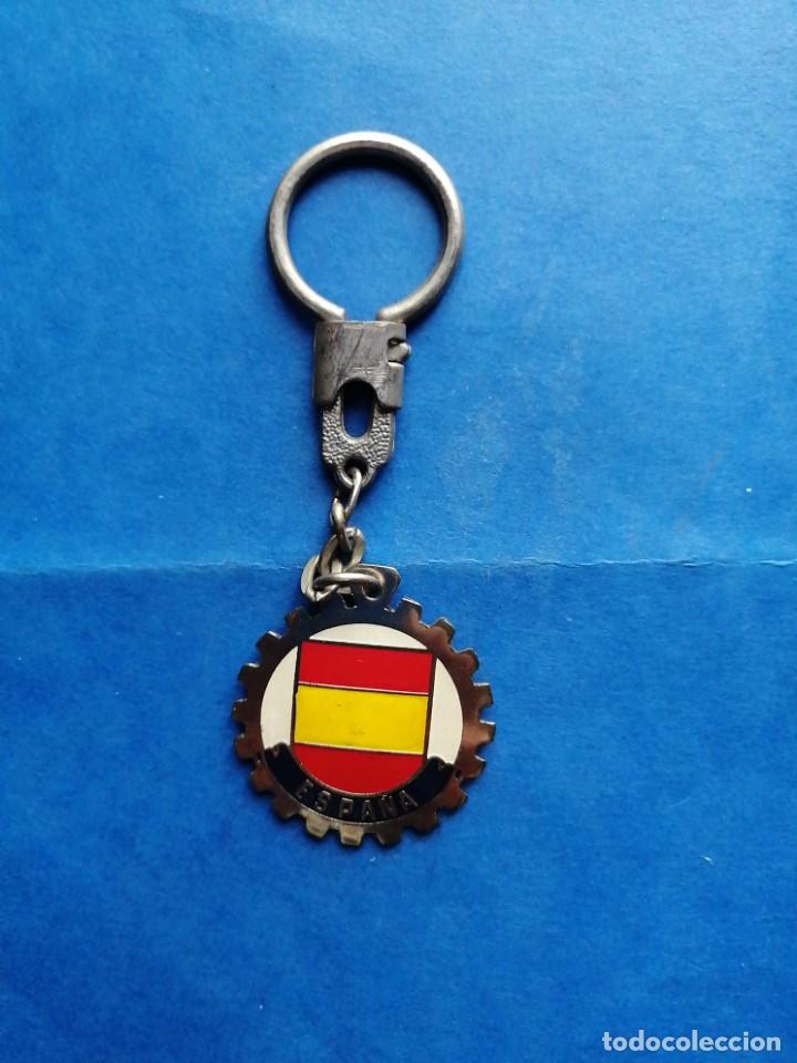 Military Antiques: Llavero bandera Espa&ntilde;ola