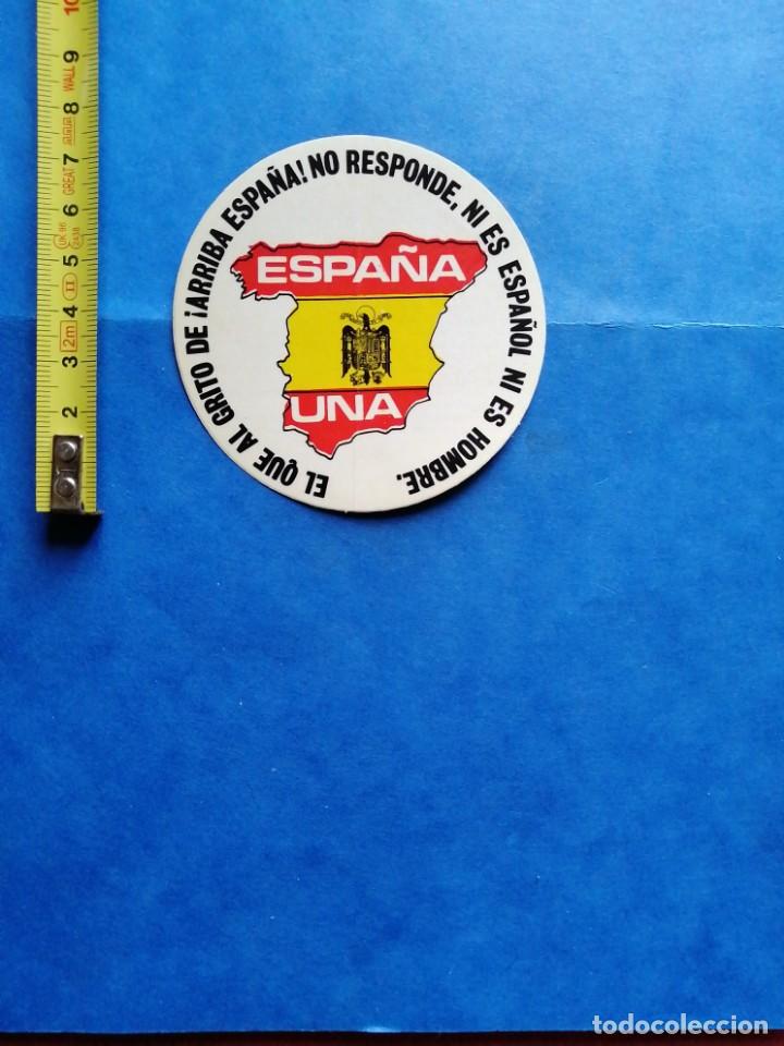 Military Antiques: Pegatina Bandera de Espa&ntilde;a con Aguila de San Juan