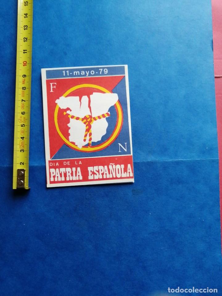 Military Antiques: Pegatina Fuerza Nueva