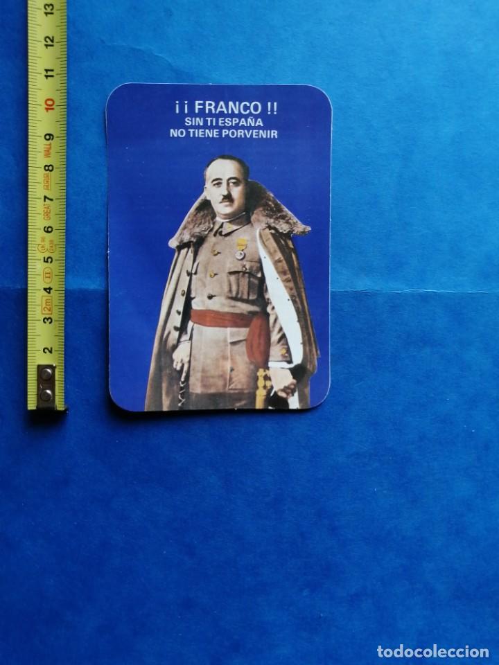 Militaria: Pegatina Franco