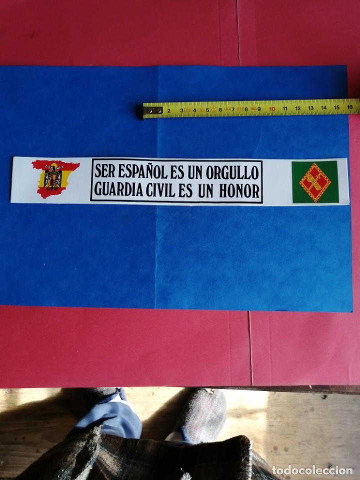 Militaria: Pegatina Guardia Civil con Aguila de San Juan