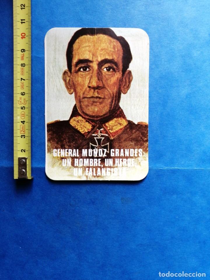 Militaria: Pegatina Divisi&oacute;n Azul. Gral. Mu&ntilde;oz Grandes
