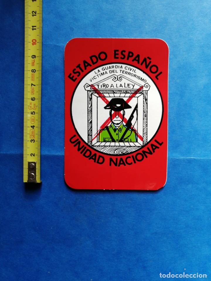 Militaria: Pegatina Unidad Nacional