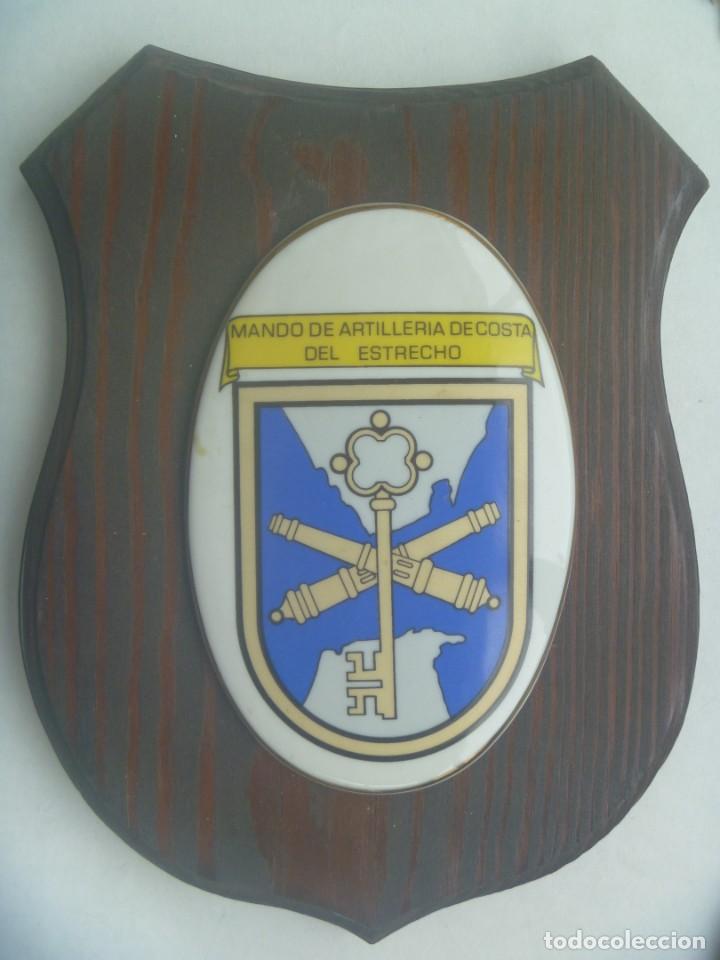 Military Antiques: MANDO DE ARTILLERIA DE COSTA DEL ESTRECHO : METOPA DE CERAMICA