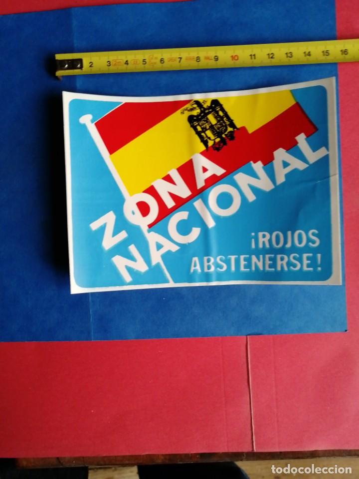 Militaria: Pegatina politica