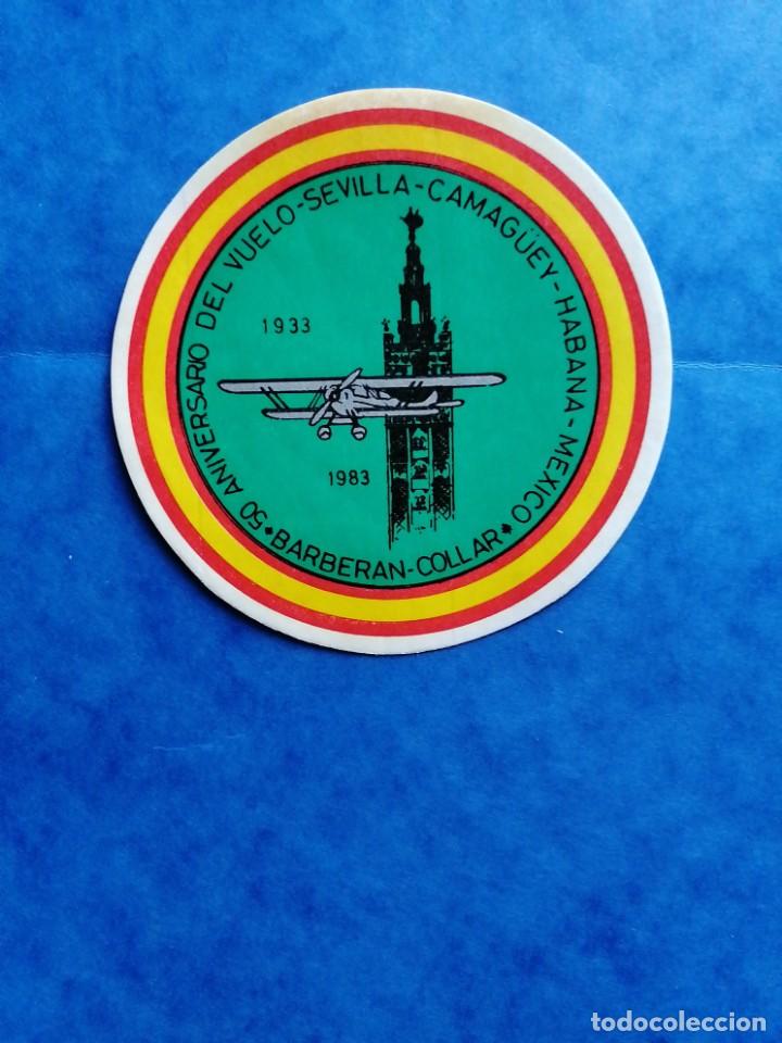 Militaria: Pegatina aniversario vuelo