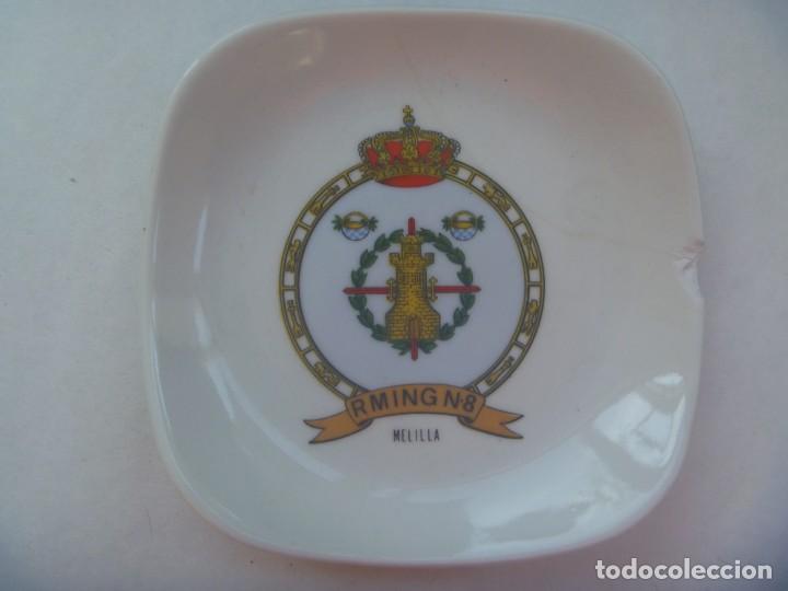 Military Antiques: INGENIEROS: BONITO CENICERO DEL RMING N&ordm; 8 , MELILLA
