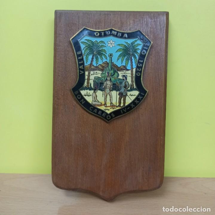 Militaria: PLACA / METOPA - VALLE OTUMBA JULIO 1520 - BON CARROS IV-XXXI