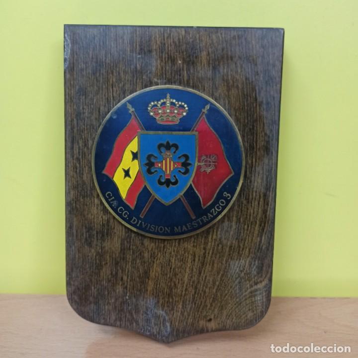Military Antiques: PLACA / METOPA - CIA. CG. DIVISION MAESTRAZGO 3