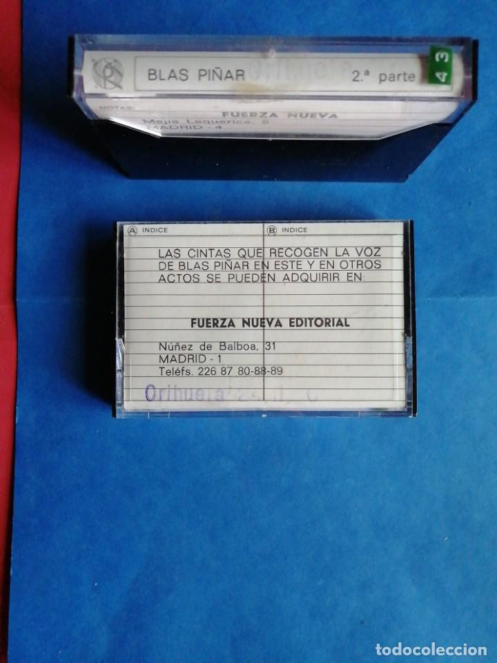 Militaria: 2Cassette. Blas Pi&ntilde;ar. Orihuela 24-2-1980