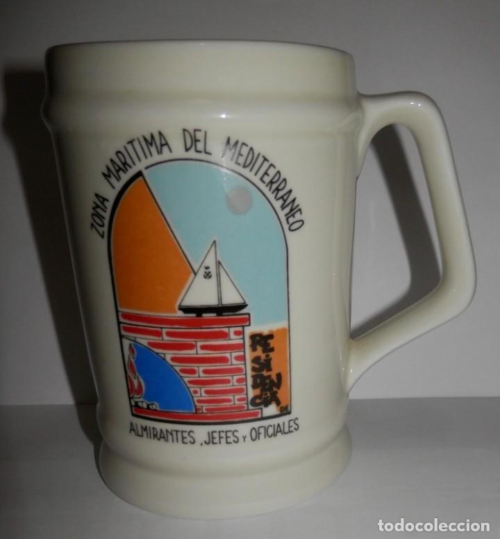 Military Antiques: JARRA MILITAR ZONA MARITIMA DEL MEDITERRANEO