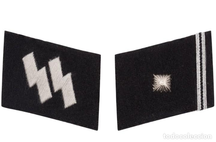 Military Antiques: Reproduccion Insignias de cuello SS - Scharf&uuml;hrer - repro