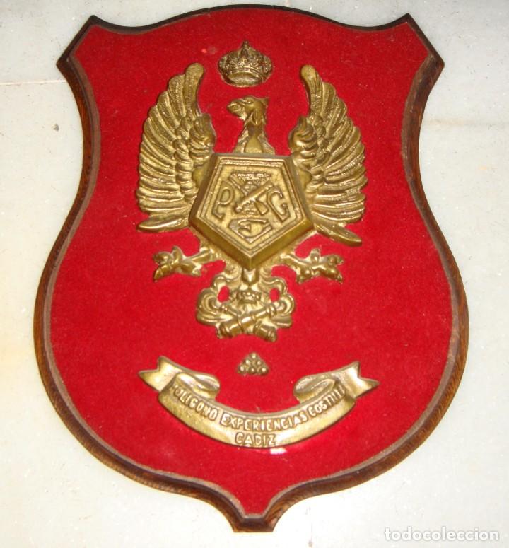 Military Antiques: Metopa Militar. POL&Iacute;GONO EXPERINCIAS COSTILLA. C&Aacute;DIZ.