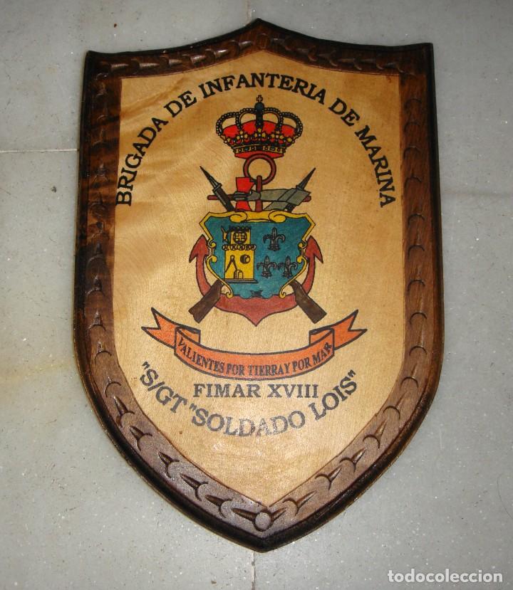 Militaria: Metopa Militar. Brigada Infanter&iacute;a de Marina.