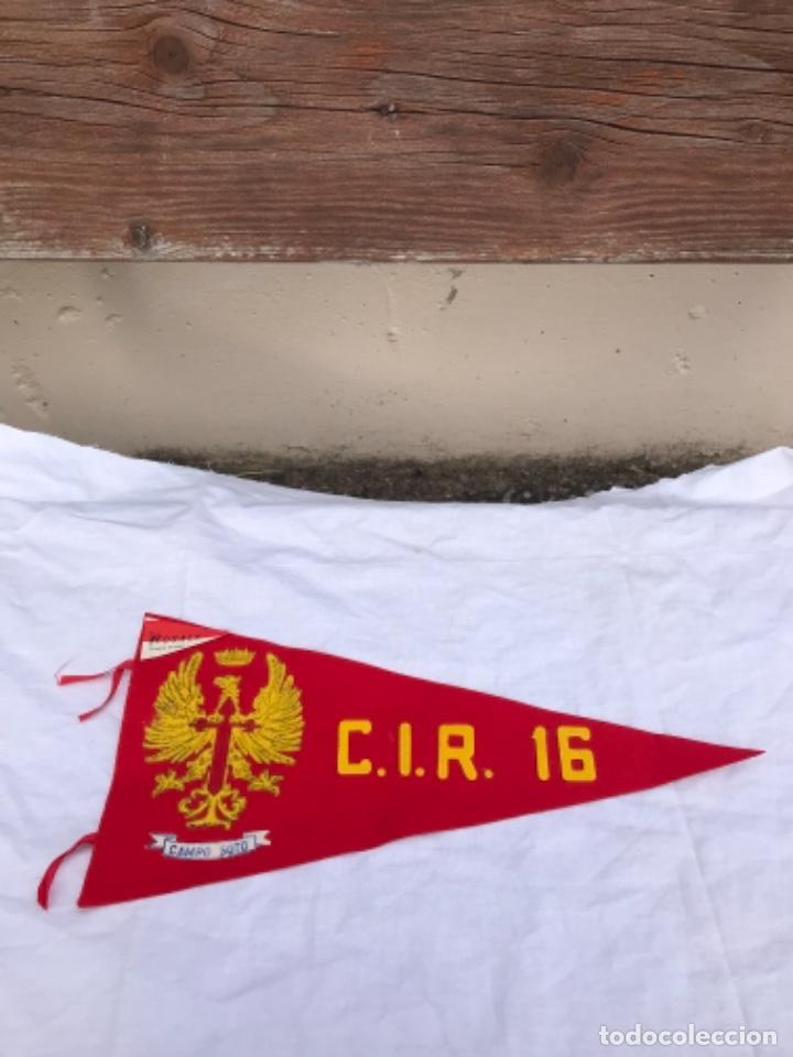 Military Antiques: Militar, Banderin. C. I. R. 16, Campo Soto