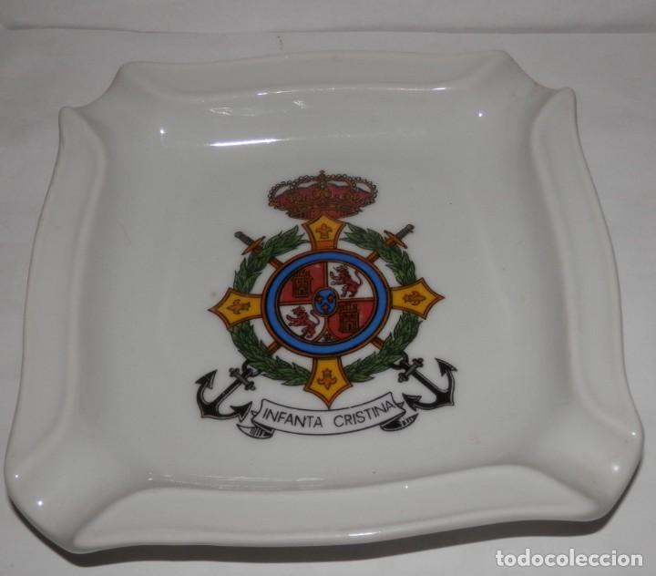 Military Antiques: CENICERO MILITAR DEL PATRULLERO INFANTA CRISTINA