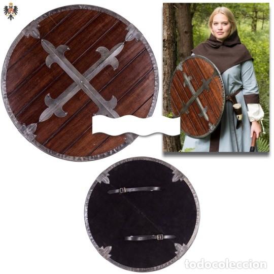 Military Antiques: ESCUDO VIKINGO RODELA MEDIEVAL. 61 CMS