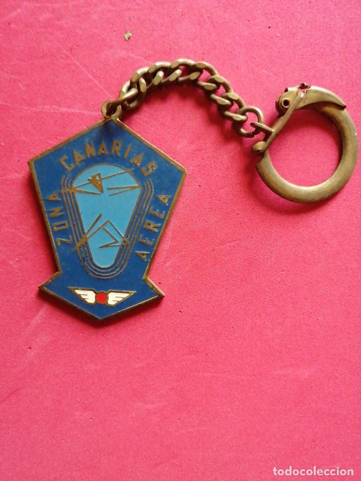 Military Antiques: Llavero militar Zona A&eacute;rea Canarias