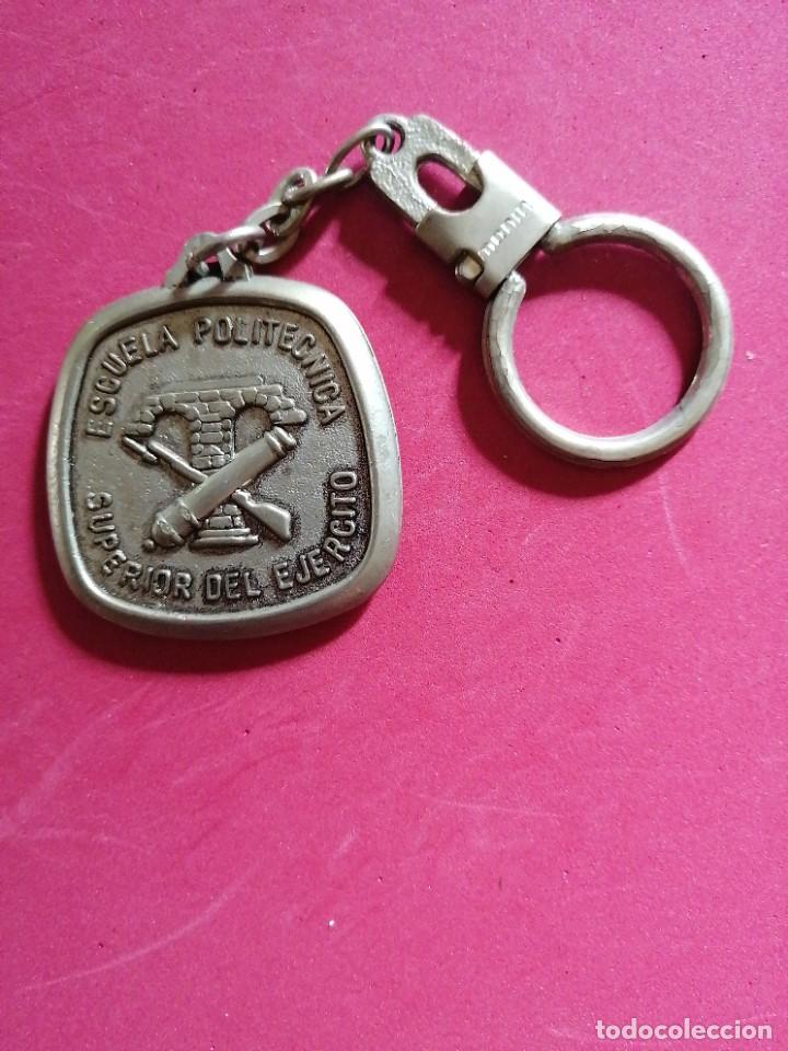 Military Antiques: Llavero militar Escuela Polit&eacute;cnica Superior del Ejercito