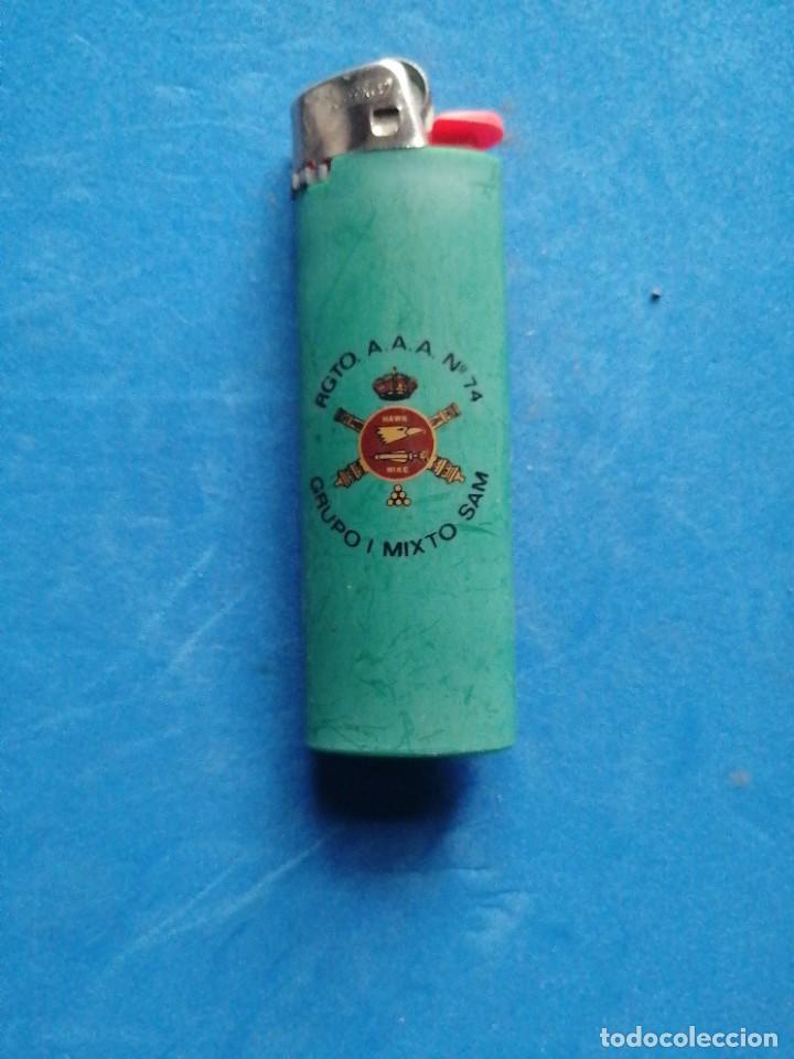 Militaria: Mechero Militar Regimiento A. A. A. 14