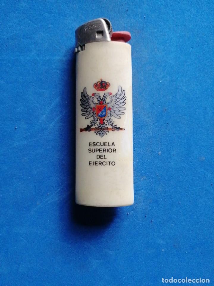 Militaria: Mechero Militar Escuela Superior del Ejercito
