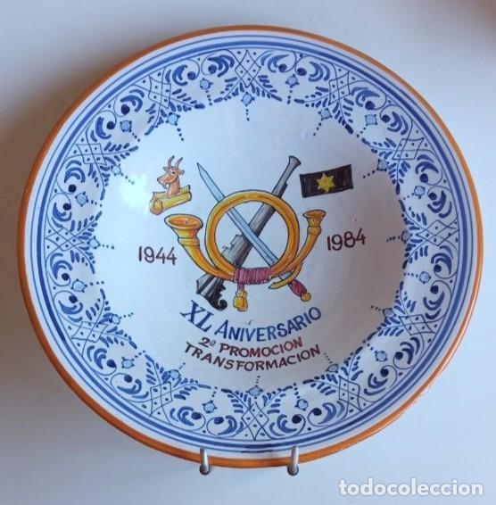 Military Antiques: ZC - PLATO - 2&ordf; PROMOCI&Oacute;N TRANSFORMACI&Oacute;N INFANTER&Iacute;A - XL ANIVERSARIO - 1944-1984