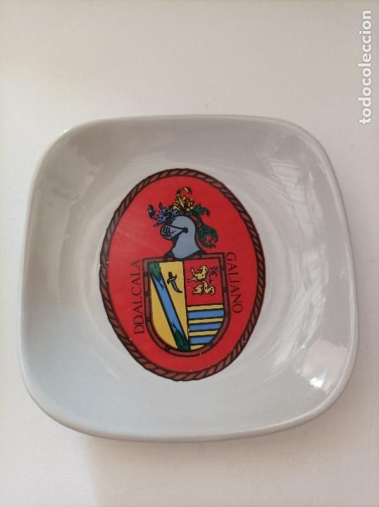 Military Antiques: Platillo cenicero en ceramica. DESTRUCTOR ALCALA GALIANO D-24.