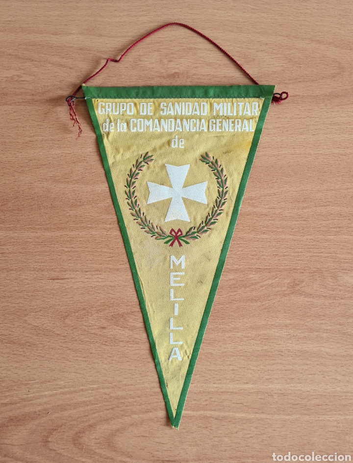 Militaria: Bander&iacute;n Grupo de Sanidad Militar de la Comandancia General de Melilla Cruz Blanca Ej&eacute;rcito Espa&ntilde;ol