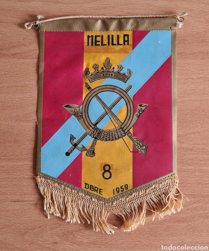 Militaria: Bander&iacute;n Militar Infanter&iacute;a 8 Melilla - A&ntilde;o 1959 - Ej&eacute;rcito Espa&ntilde;ol Efectos Militares Navas Madrid