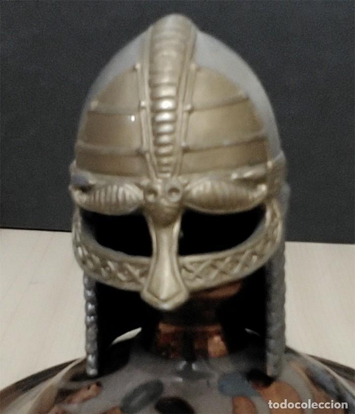 Militaria: CASCO DE ERIC EL ROJO CASCOS HISTORICOS REPRODUCCION EN PLOMO