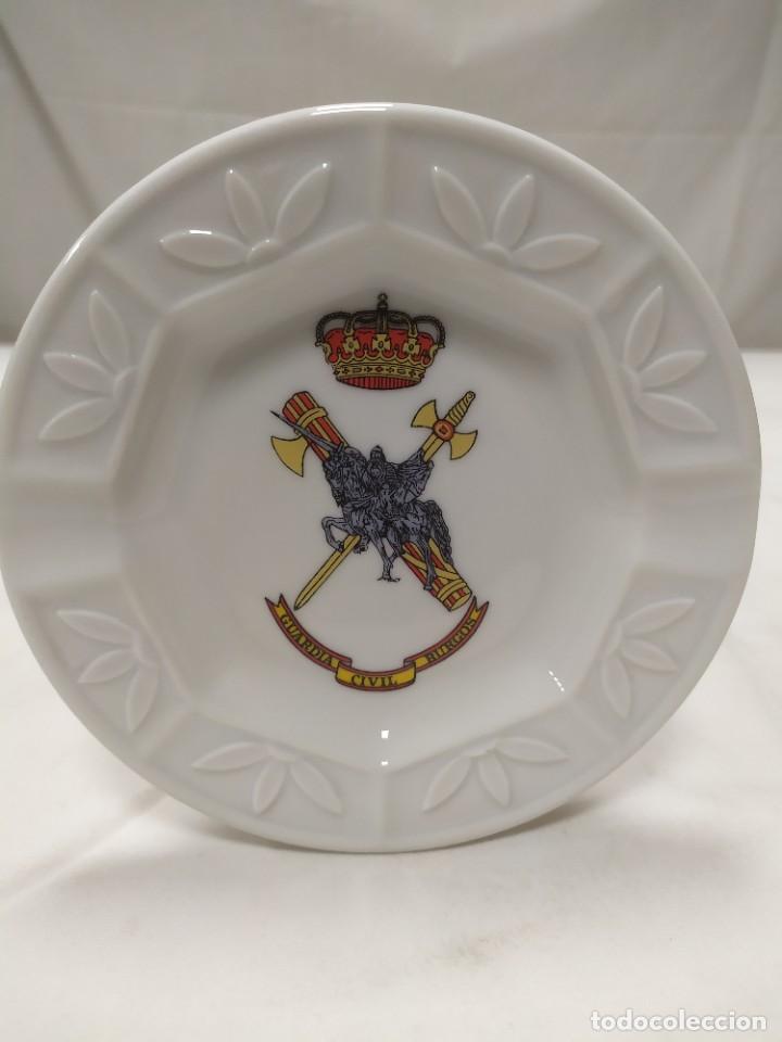 Military Antiques: Cenicero de cer&aacute;mica Guardia Civil Burgos. Cer&aacute;mica Cartagena