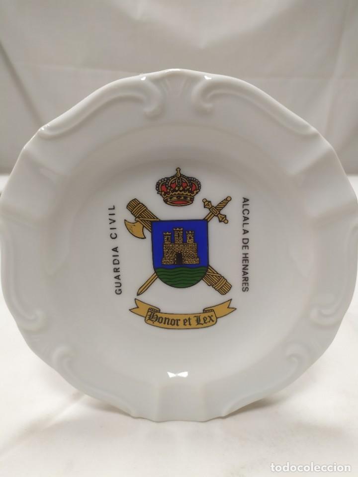 Military Antiques: Cenicero de cer&aacute;mica Guardia Civil Alcal&aacute; de Henares. Cer&aacute;mica Cartagena