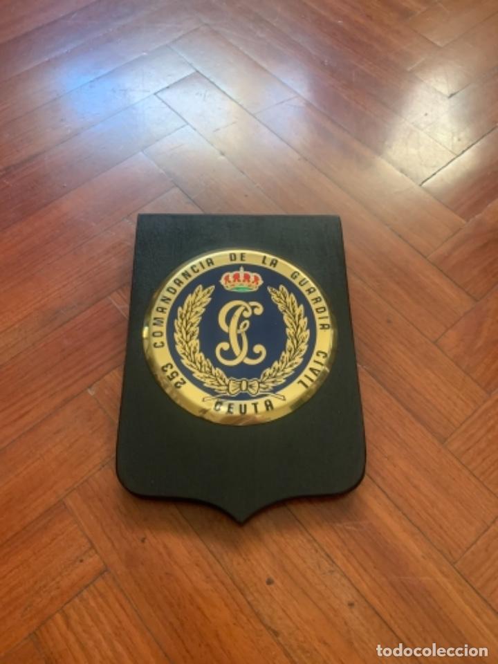 Military Antiques: Metopa Guardia Civil Ceuta 20x14 cm