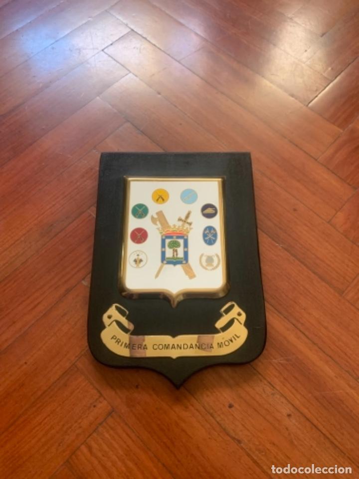 Military Antiques: Metopa Guardia Civil 1&ordf; Comandancia Movil 20x14 cm