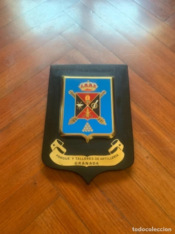 Military Antiques: Metopa Parque y Talleres Artilleria Granada 20x14 cm